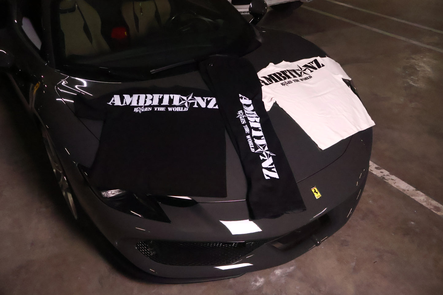 Ambitionz Rules the world black tshirt