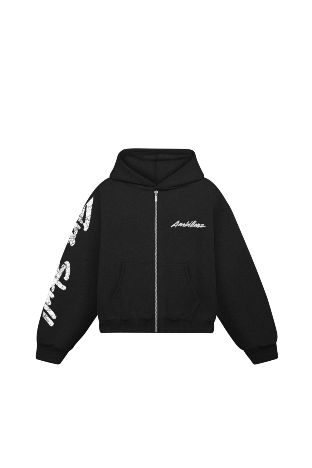 Fire $kull zipper hoodie