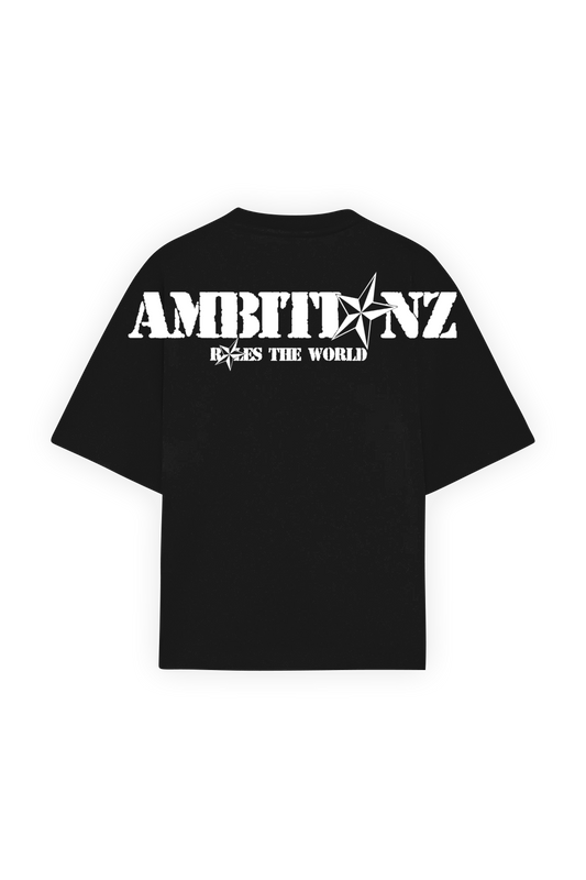 Ambitionz Rules the world black tshirt